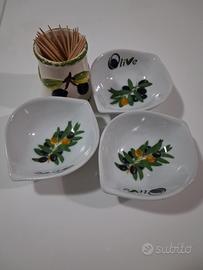 Set porta olive da tavolo
