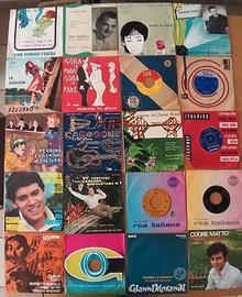 Collezione dischi 45 giri degli anni '50/'60