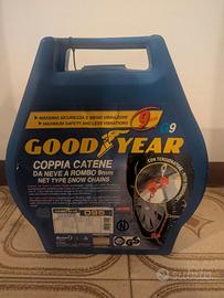Catene neve auto 9 mm, Goodyear 77910 "G9"