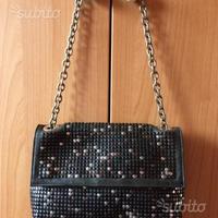 Borsa HTC borchie nere/argento