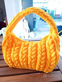 Borsa uncinetto trecce 