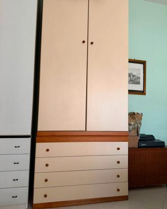 Camera da letto completa Color Legno e Crema