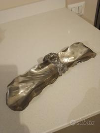 portagrissini in peltro