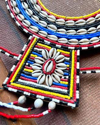 Collana girale etnica cerimonia Masaai collezione