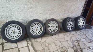 n.5 cerchi lega Lancia Gamma Thema Croma cromodora