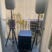 Impianto audio professionale