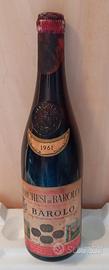 Bottiglia Vino Antic. Poderi Marchesi  Barolo 1961