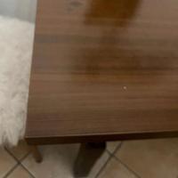 tavolo noce e scarpiera