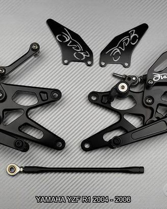 Pedane arretrate YAMAHA YZF R1 2004 2005 2006