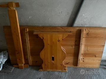 Tavola  8 posti in legno