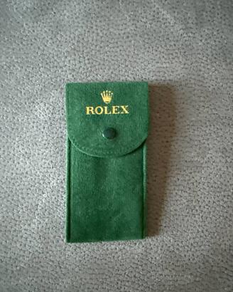 porta orologio Rolex Camoscio