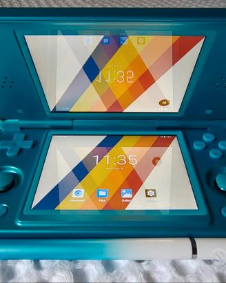 Anbernic RG DS turchese console android 