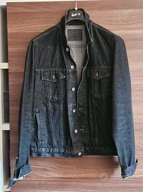 Guess giubbotto jeans uomo nero taglia XL