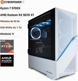 PC Gaming Ryzen 7 9700X , RX 9070 XT , 32GB RAM