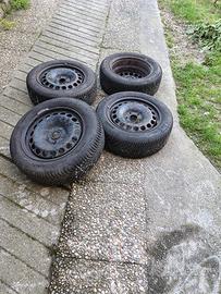 GOMME DA NEVE SU CERCHIO FERRO