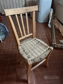 sedie legno