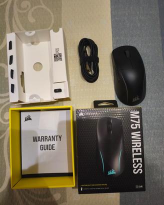 Mouse gaming Corsair M75 wireless 