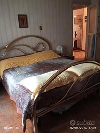 letto matrimoniale in ottone