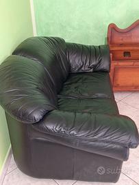 Divano in pelle 2 posti