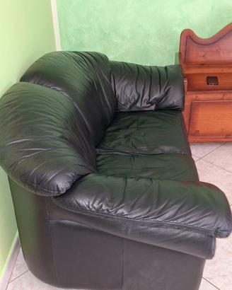 Divano in pelle 2 posti