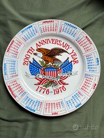 Piatto ceramica United states 1776-1976  usa