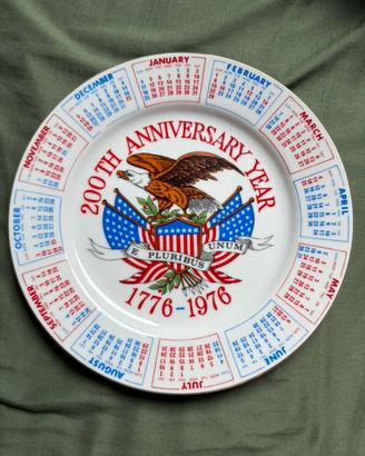 Piatto ceramica United states 1776-1976  usa