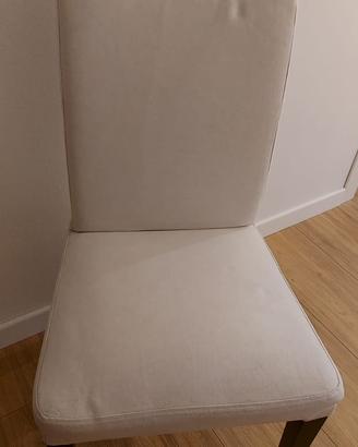 Sedie HENRIKSDAL Ikea con rivestimento beige