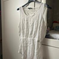 Canottiera bianca con schiena scoperta Tally Weijl