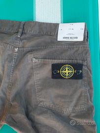 Stone Island pantalone 5 tasche verde  tg 46-48