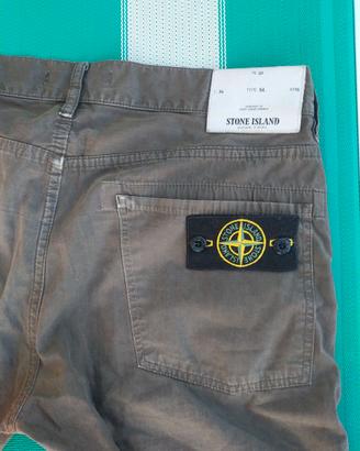 Stone Island pantalone 5 tasche verde  tg 46-48