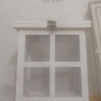 Lanterna porta candele luce in legno fatta a mano