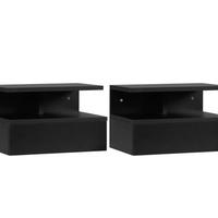 Set da 2 Comodini Sospesi per Camera da Letto
