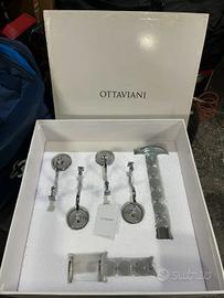 Candeliere Cristallo "Ottaviani" 5 fiamme h cm 55