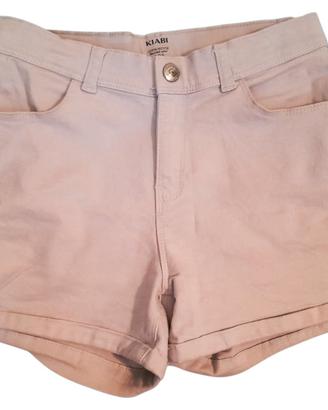 Short rosa jeans 