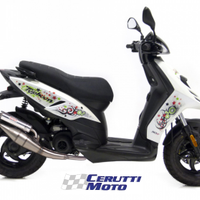 Scarico HAND MADE TT INOX Piaggio Typhoon 50