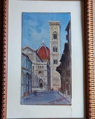 Quadro ad olio del XX sec. Paesaggio