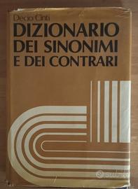 Dizionario di Italiano sinonimi e contrari vintage