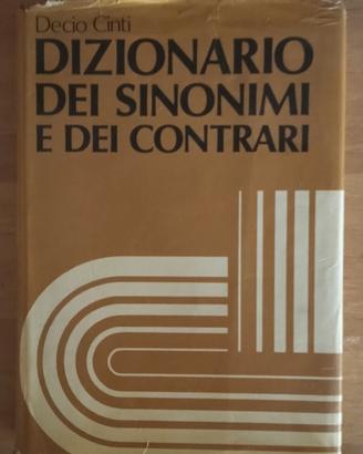 Dizionario di Italiano sinonimi e contrari vintage