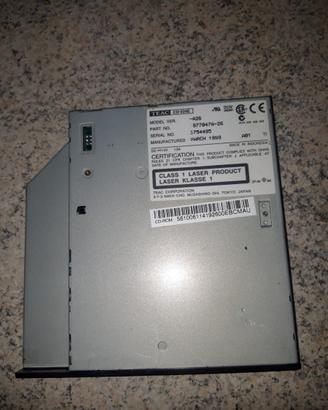 Lettore cd-rom slim x notebook teac cd224e