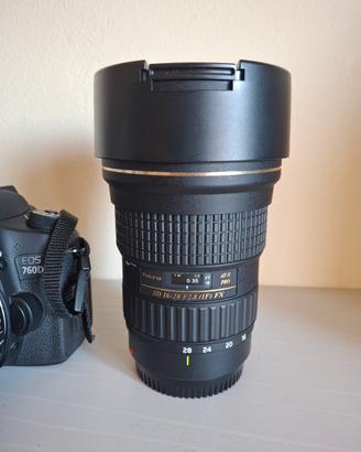 Tokina atx-pro 16-28 f2.8 FX per Canon