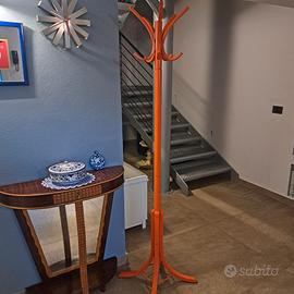 Appendiabiti Vintage in legno- Arancione -anni 70