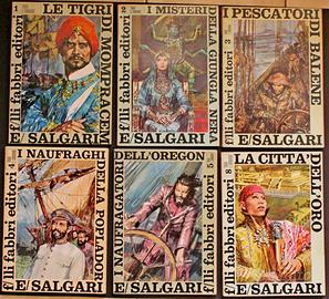 Emilio Salgari 24 libri collana TIGRI E CORSARI