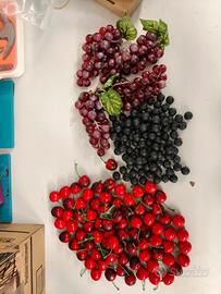 Lotto frutta finta decorativa.