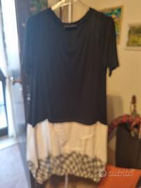 Abito cotone/lino F&emme