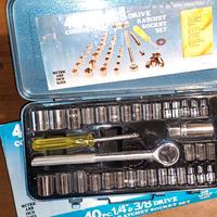 Set chiavi a cricchetto 40 pz