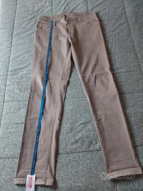 Pantalone cotone beige tg.50