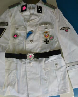 Uniforme bianca ufficiale Untersturmführer Waffen