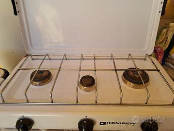 cucina campeggio kemper 3 fuochi