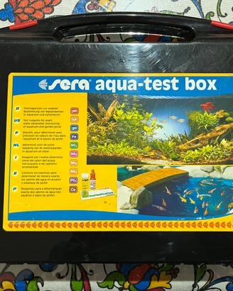 Materiale test acquario