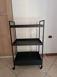 Carrello nero "Nissafors"